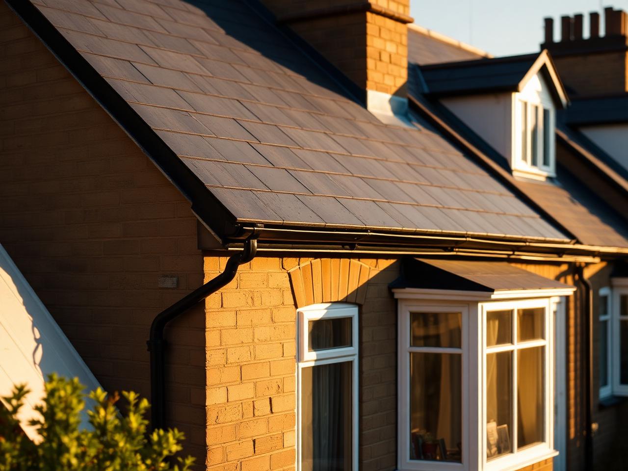 Roof repairs and maintenance on a British home